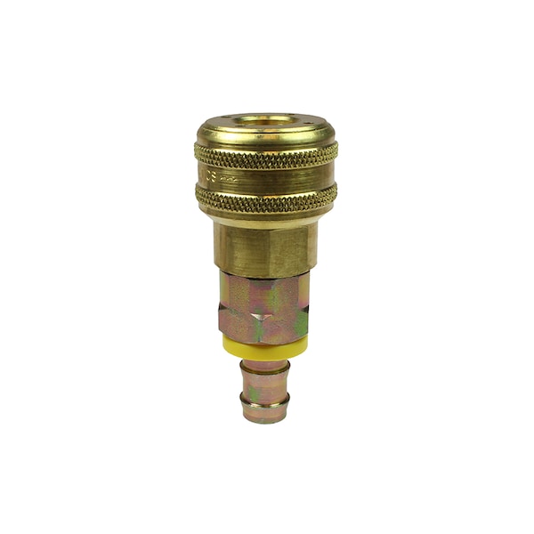 1/4" Automatic Industrial Coupler 3/8" ID Lock-On